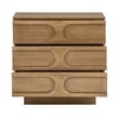 Best Master Furniture Capri 3-Drawer Accent Cabinet (Brown)