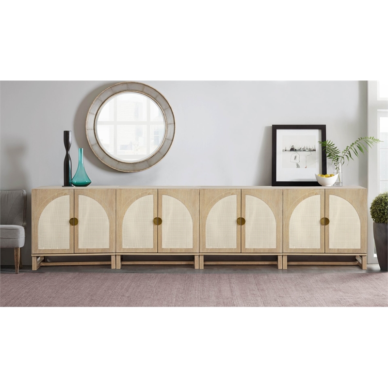 Best Master Furniture Cora 2-Door Accent Cabinet (Light Oak)