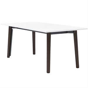 Olio Designs Della 36&quot x 72&quot Wooden Dining Table in Umber