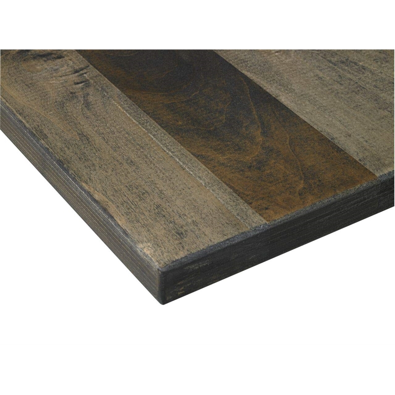 KFI Midtown 3' x 10' Wood Top Bar Height Conference Table in Barnwood