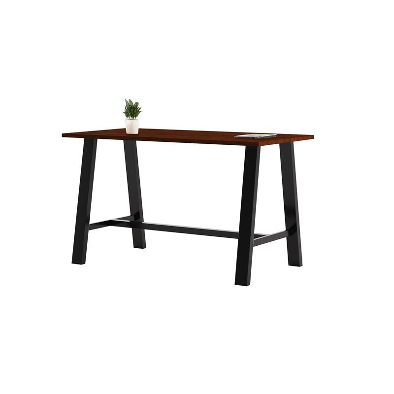 KFI Midtown 3.5 x 6 FT Conference Table - Mahogany - Bistro Height