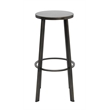 KFI Metro Barstool - 30in H - Steel(Silver) Seat