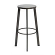KFI Metro Barstool - 30in H - Steel(Silver) Seat