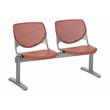 KFI KOOL 2 Seats Reception Bench - Coral Seats & Back