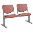 KFI KOOL 2 Seats Reception Bench - Coral Seats & Back