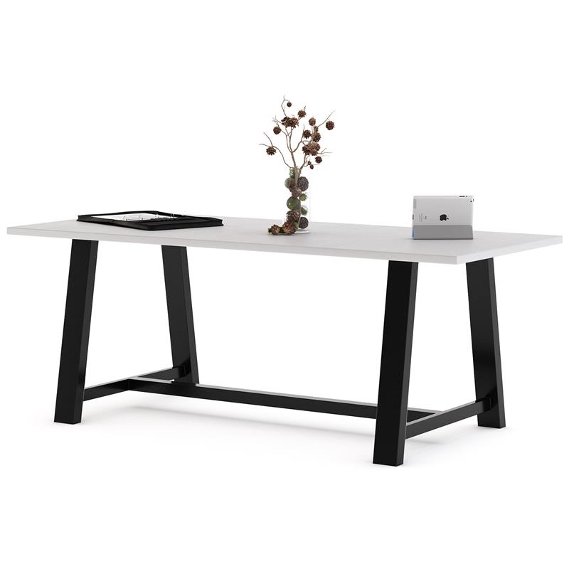 KFI Midtown 3.5 x 7 FT Conference Table - White - Standard Height
