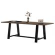 KFI Midtown 3 x 8 FT Conference Table - Studio Teak - Standard Height
