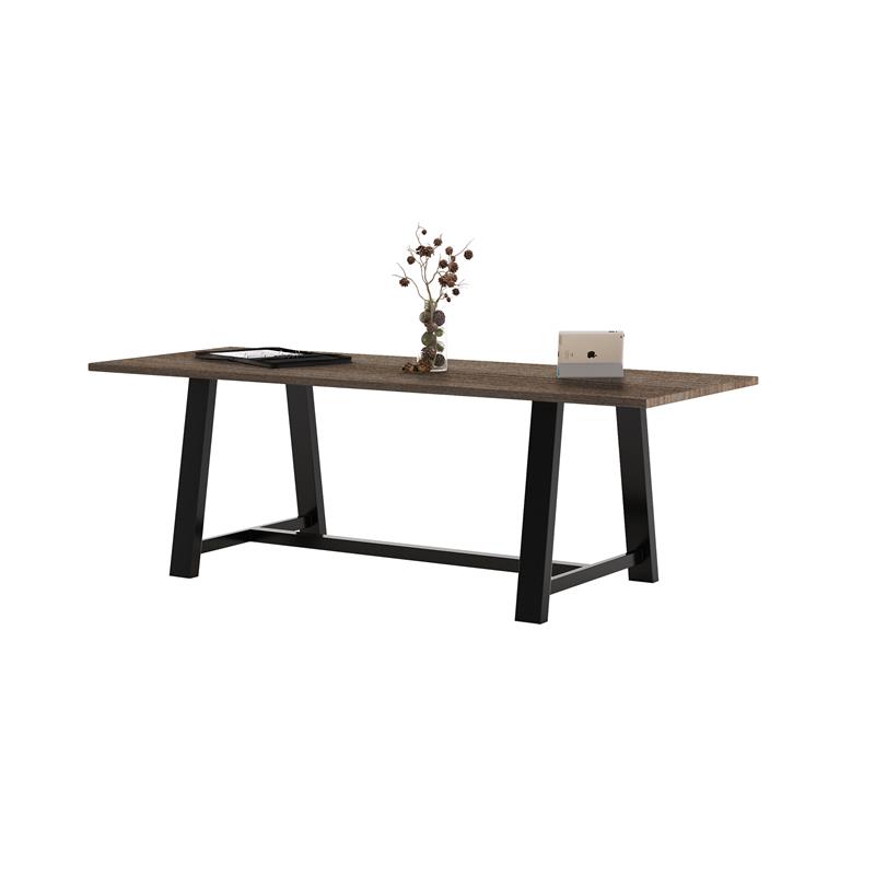 KFI Midtown 3 x 8 FT Conference Table - Studio Teak - Standard Height