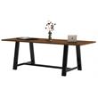 KFI Midtown 3 x 8 FT Conference Table - Walnut - Standard Height