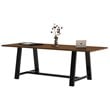 KFI Midtown 3.5 x 8 FT Conference Table - Walnut - Standard Height