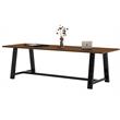 KFI Midtown 3.5 x 9 FT Conference Table - Walnut - Standard Height