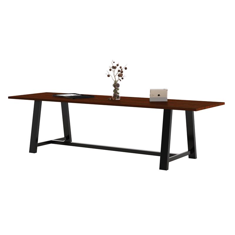KFI Midtown 3.5 x 10 FT Conference Table - Mahogany - Standard Height