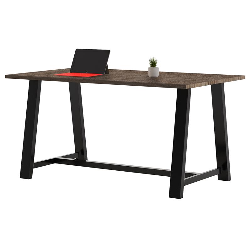 KFI Midtown 3.5 x 6 FT Conference Table - Studio Teak - Standard Height