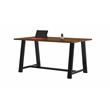 KFI Midtown 3.5 x 6 FT Conference Table - Walnut - Standard Height