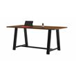 KFI Midtown 3 x 7 FT Conference Table - Walnut - Standard Height