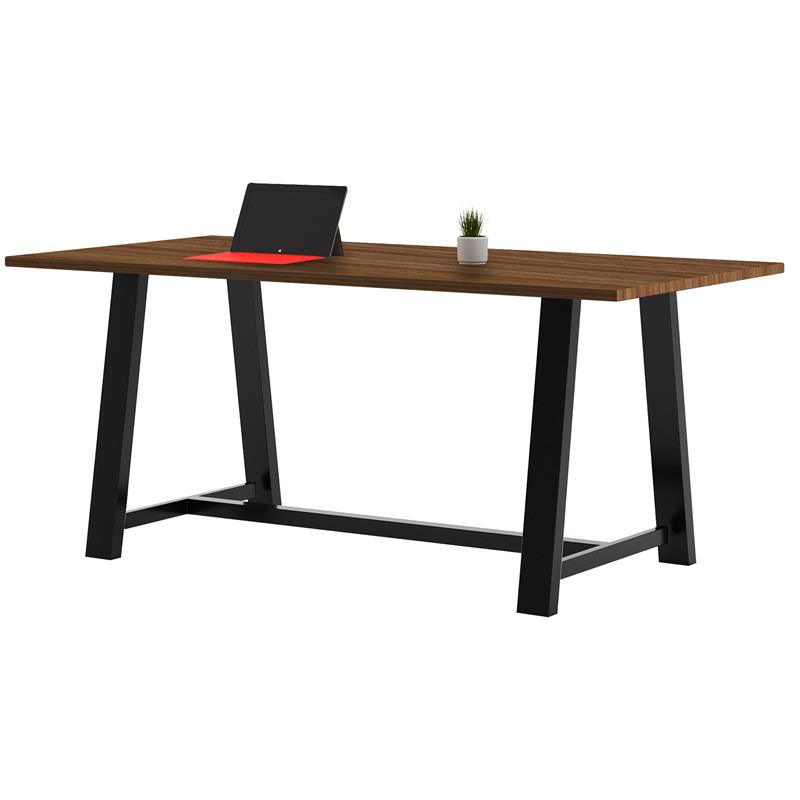KFI Midtown 3 x 7 FT Conference Table - Walnut - Standard Height