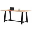 KFI Midtown 3.5 x 7 FT Conference Table - Maple - Counter Table Height