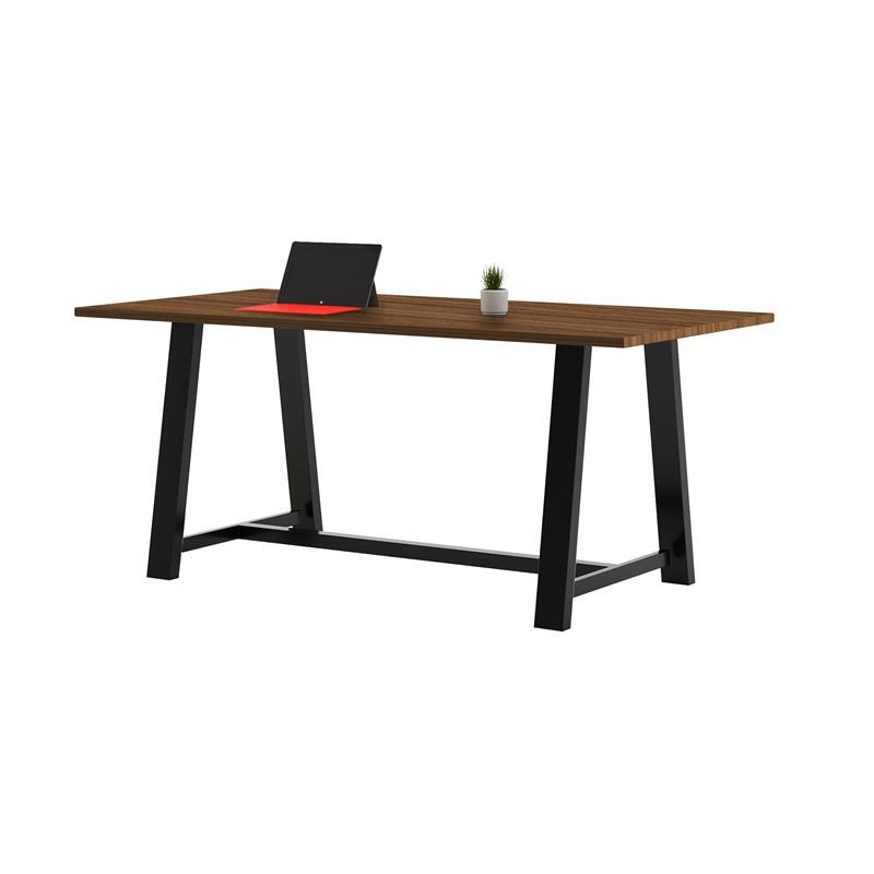 KFI Midtown 3.5 x 7 FT Conference Table - Walnut - Standard Height