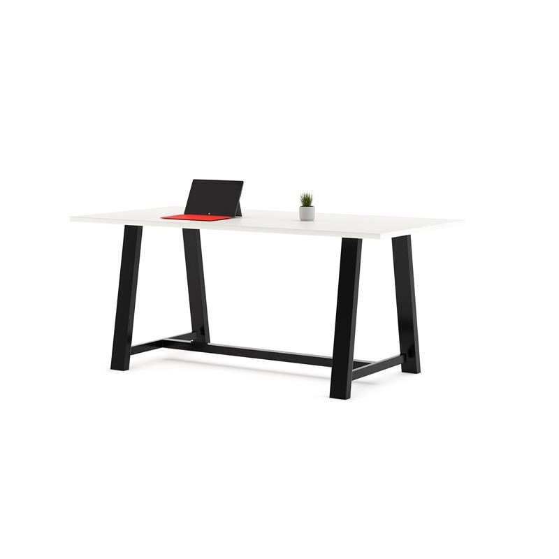KFI Midtown 3.5 x 7 FT Conference Table - White - Standard Height