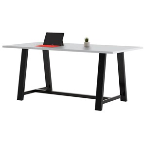 KFI Midtown 3.5 x 7 FT Conference Table - Fashion Grey - Standard Height