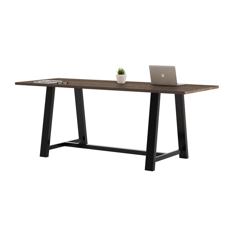 KFI Midtown 3 x 8 FT Conference Table - Studio Teak - Standard Height