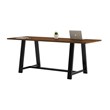 KFI Midtown 3 x 8 FT Conference Table - Walnut - Standard Height
