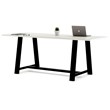 KFI Midtown 3 x 8 FT Conference Table - Designer White - Standard Height