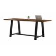 KFI Midtown 3.5 x 8 FT Conference Table - Walnut - Standard Height
