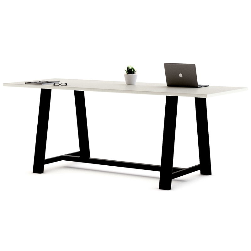 KFI Midtown 3.5 x 8 FT Conference Table - White - Standard Height