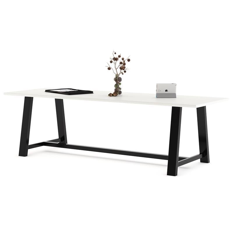 KFI Midtown 3.5 x 9 FT Conference Table - White - Standard Height