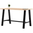 KFI Midtown 3.5 x 6 FT Conference Table - Maple - Bistro Height