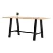 KFI Midtown 3 x 7 FT Conference Table - Maple - Bistro Height