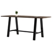 KFI Midtown 3 x 8 FT Conference Table - Studio Teak - Bistro Height
