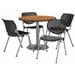 Medium Oak-Black