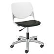 KFI KOOL Computer Chair - White Back - Black Seat
