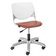 KFI KOOL Computer Chair White Back - Coral Seat