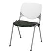 KFI KOOL Stack Chair - White Back - Black Seat
