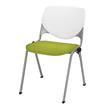 KFI KOOL Stack Chair - Avocado Fabric Upholstered Seat