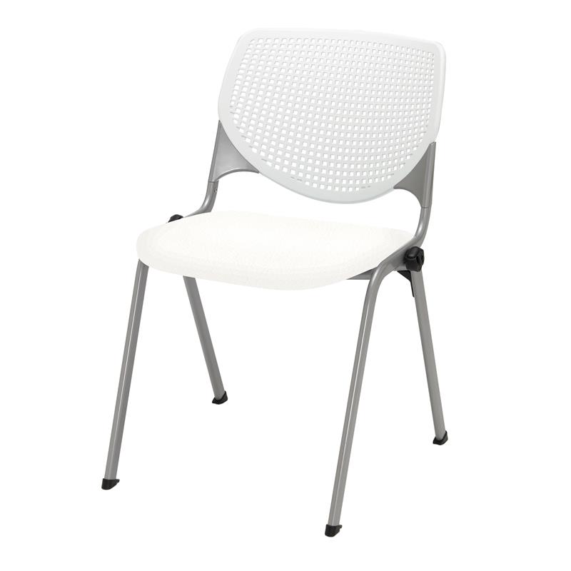 KFI KOOL Stack Chair - White