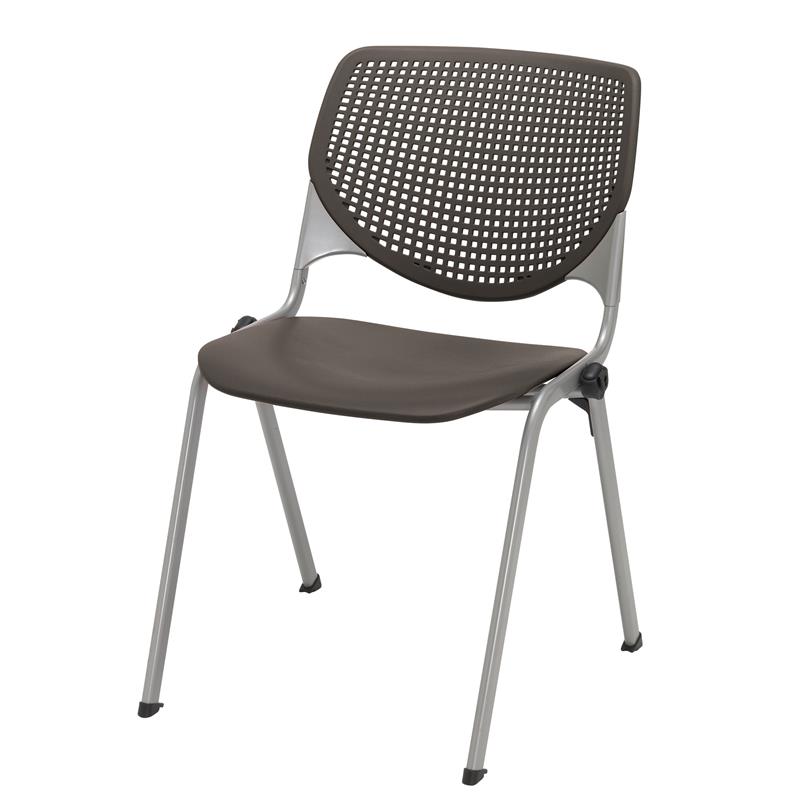 KFI KOOL Stack Chair - Brownstone