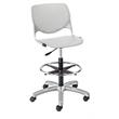 KFI Studios Plastic  KOOL Drafting Stool - Light Grey