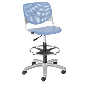 KFI KOOL Drafting Stool Peri Blue