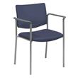 KFI Evolve Guest Chair - Arms - Grape Vinyl Seat & Back