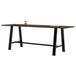 KFI Midtown 3 x 7 FT Conference Table - Barnwood - Counter Height