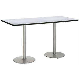 KFI Mode 36&quot x 84&quot Conference Table - Grey -  Bistro Height