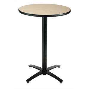 KFI 36in Natural Bistro Table with Arched X Base