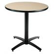 KFI 42in Natural Breakroom Table with Arched X Base