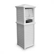 Mayne Lakeland Traditional Plastic Towel Valet Storage in White