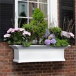Mayne Yorkshire 3ft Weatherproof Traditional Vinyl Window Box in White