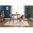 Calico Designs Devonport Stainless Steel Swivel Accent Chair in Antique Copper